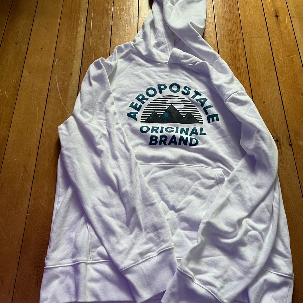 white aeropastle hoodie